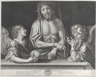 Ecce Homo med tre engler, 1634-86. av Gilles Rousselet