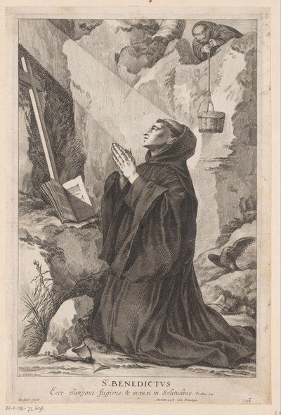 Den hellige Benedikt av Gilles Rousselet