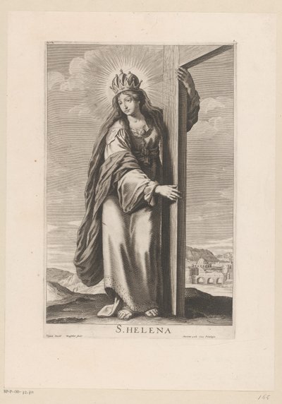 Saint Helena ved korset av Gilles Rousselet