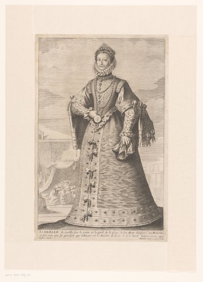 Portrett Isabella av Castilla av Gilles Rousselet