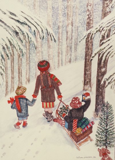 En tur på sleden av Gillian Lawson