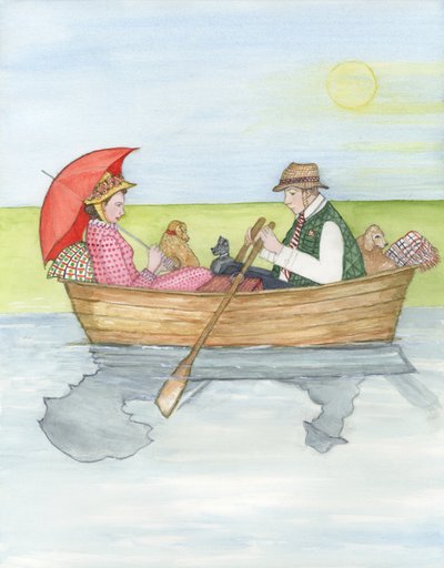 På elven, 2018 av Gillian Lawson