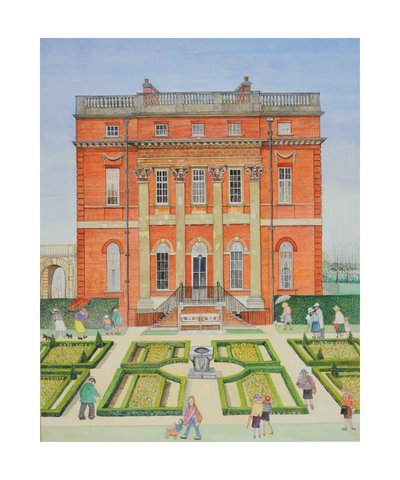 West Clandon, surrey (wc på papir) av Gillian Lawson