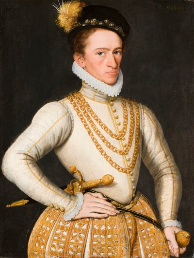 Portrett av en ukjent adelig mann, 1575. av Gillis Claeissens