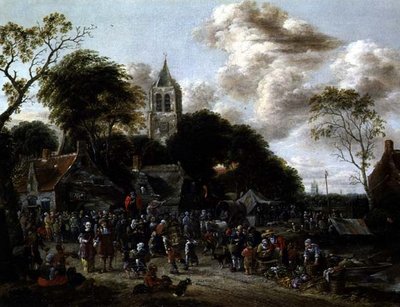 Markedsdag av Gillis Rombouts