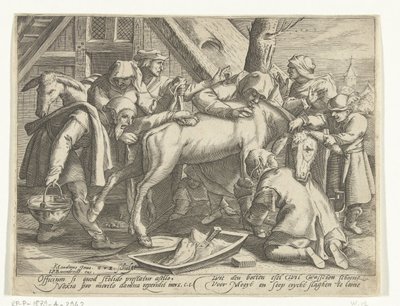 Vasking av eselet av Gillis van Breen
