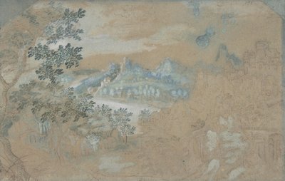 Landskap, n.d.. av Gillis van Coninxloo