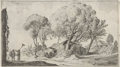 Gårder blant trær Tolv landskap (serietittel) av Gillis van Scheyndel (I)