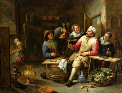 The Lounge Bar, 1657 av Gillis van Tilborgh the younger