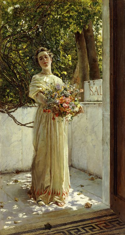 Blomstersamleren, av Gioacchino Pagliei