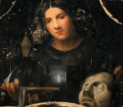 Renessanse: David med hodet til Goliat par Giorgione av Giorgio (workshop of) Giorgione