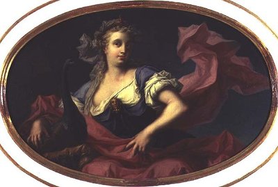 Personifisering av Air som gudinnen Juno av Giorgio Anselmi