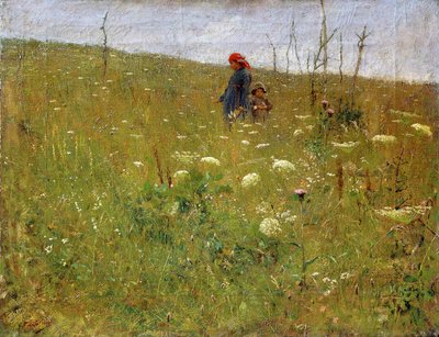 Poesi (olje på lerret) av Giorgio Belloni