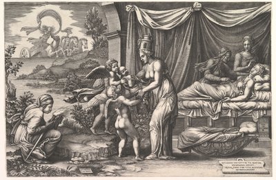 Allegory of Birth, 1558. av Giorgio Ghisi