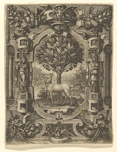 Emblem til Lucrezia Gonzaga, før 1566. av Giorgio Ghisi