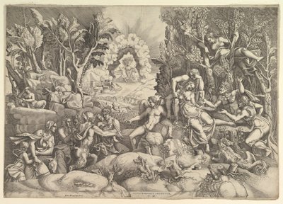 The Death of Procris, Cephalus sørger over Procris