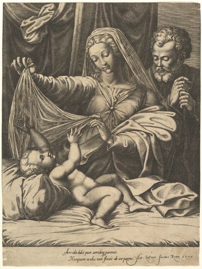 Madonnaen av Loreto, innen 1575. av Giorgio Ghisi