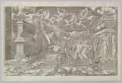 The Vision of Ezekiel, 1554. av Giorgio Ghisi