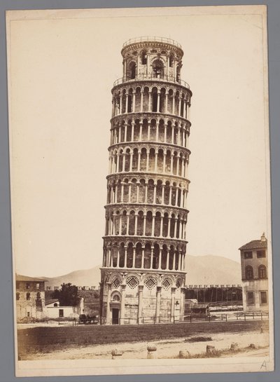 Tårnet i Pisa av Giorgio Sommer (attributed to)