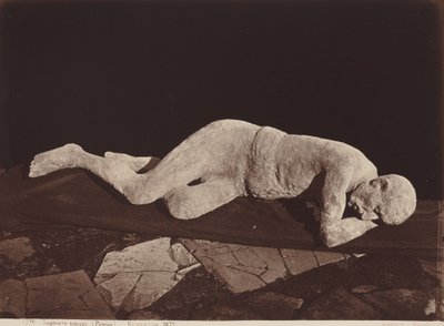 Menneskelige fotspor, Pompeii (menneskelig rollebesetning, Pompeii) av Giorgio Sommer