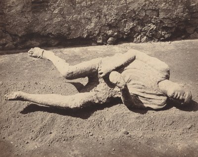 Menneskelige fotspor, Pompeii (menneskelig rollebesetning, Pompeii) av Giorgio Sommer