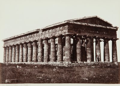 Neptun-tempelet i Paestum av Giorgio Sommer