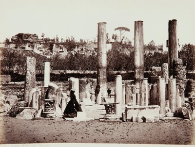 Serapis-tempelet i Pozzuoli, Napoli av Giorgio Sommer