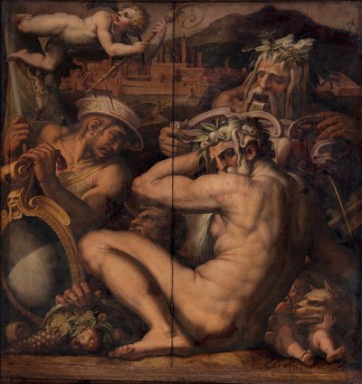 Allegori av Borgo San Sepolcro og Anghiari, 1563-1565 av Giorgio Vasari