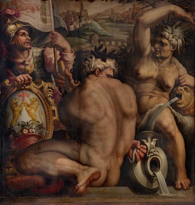 Allegory of Casentino, 1563-1565 av Giorgio Vasari
