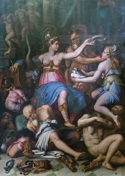 Allegori om rettferdigheten, sannheten og lastene av Giorgio Vasari
