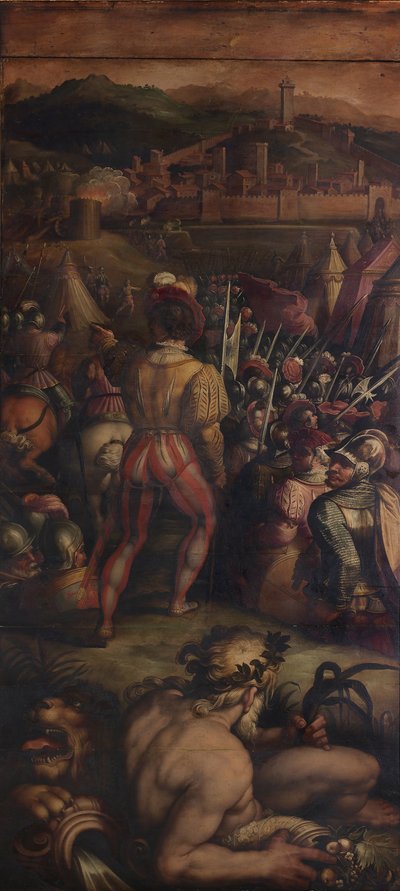 Fangst av Vicopisano, 1563-1565 av Giorgio Vasari
