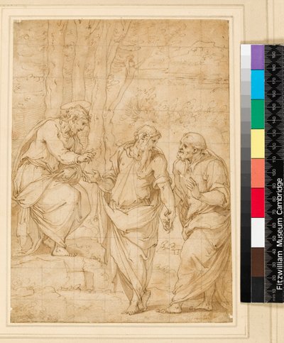 Kristus utnevnte Peter til sin etterfølger, 1500-1599 av Giorgio Vasari