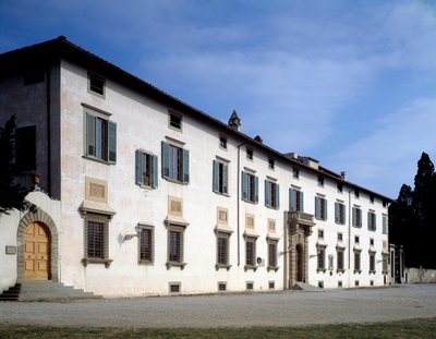 Fasade av Villa Medicea av Castello, rundt 1538 av Giorgio Vasari