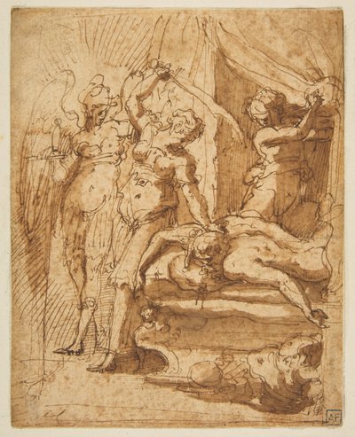 Judith halshugger Holofernes av Giorgio Vasari