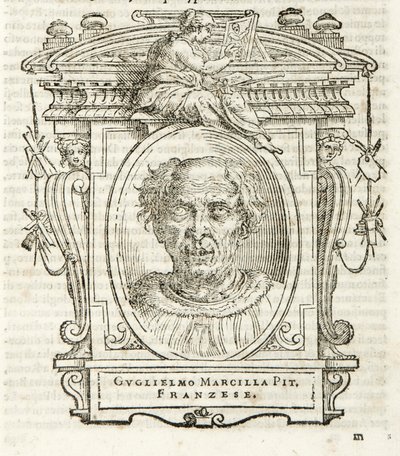 Milan, Biblioteca Braidense, Vite de piv excellent, Giorgio Vasari 1568, Guglielmo Marcilla av Giorgio Vasari