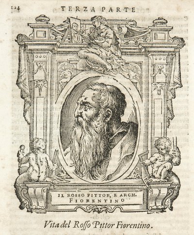 Milan, Biblioteca Braidense, Vite de piv excellent, Giorgio Vasari 1568, Roffo Fiorentino av Giorgio Vasari