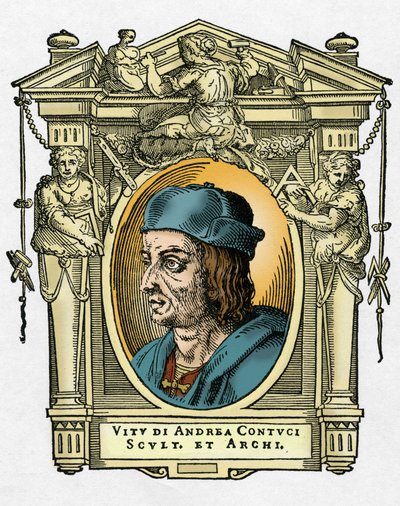 Portrett av Jacopo Sansovino av Giorgio Vasari