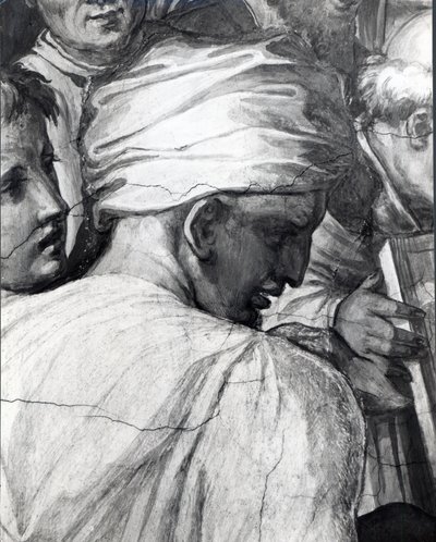 Portrett av Luca della Robbia i salen til Cosimo den eldre av Giorgio Vasari
