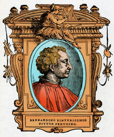 Portrett av Pinturicchio (Bernardino di Betto Bardi av Giorgio Vasari