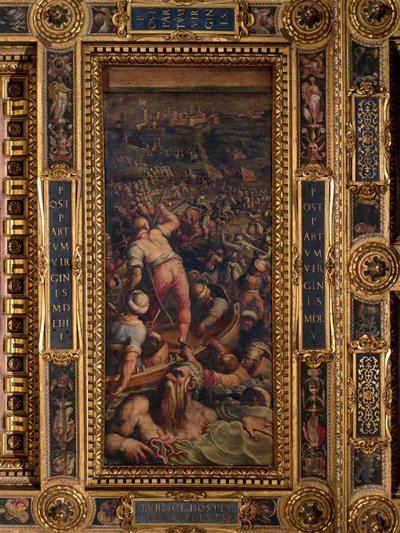 Tyrkernes rute ved Piombino av Giorgio Vasari