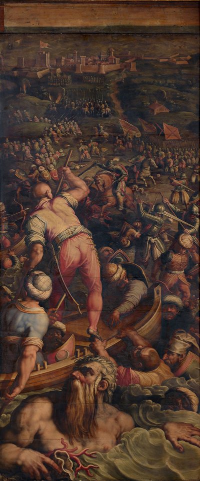 Tyrkernes rute ved Piombino, 1563-1565 av Giorgio Vasari