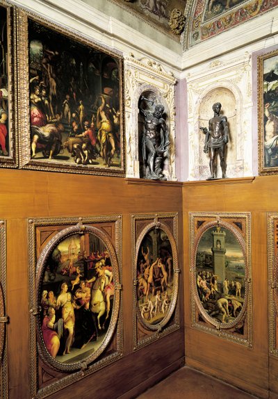Studiolo (liten studie) av Francesco I, av Giorgio Vasari (1511-1574), Palazzo Vecchio, Firenze, Italia av Giorgio Vasari