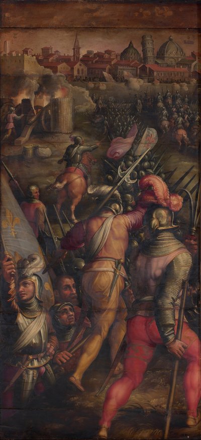 Slaget ved Barbagianni nær Pisa, 1563-1565 av Giorgio Vasari