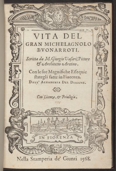 Livet til den store Michelagnolo Buonarroti av Giorgio Vasari