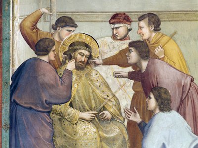 Flagelering av Kristus, detalj fra Kristi liv og lidenskap, av Giotto av Giotto (c.1266-1337)