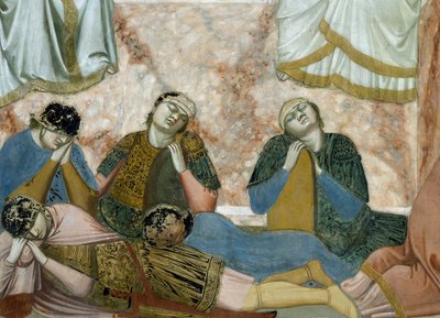 Kristi oppstandelse, detalj fra Kristi liv og lidenskap, av Giotto av Giotto (c.1266 1337)