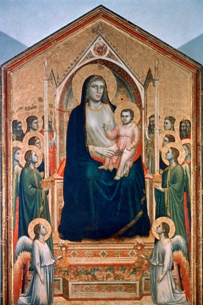 Madonna and Child Enthroned, c1300-1303 av Giotto di Bondone