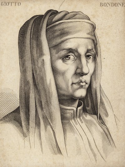 Giotto di Bondone , italiensk maler og arkitekt av Giotto di Bondone