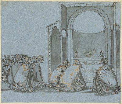 Bønn for blomstringen av stengene av Giotto di Bondone