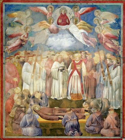 The Death of St. Francis, 1297-99 av Giotto di Bondone
